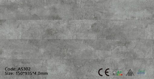 Sàn vinyl hèm khóa bê tông sáng - Hình ảnh 8