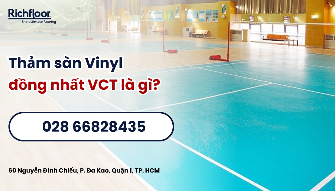 thảm sàn Vinyl đồng nhất VCT