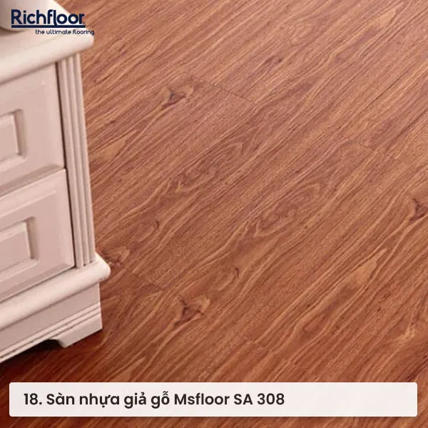 Sàn nhựa giả gỗ ban công Msfloor SA 308