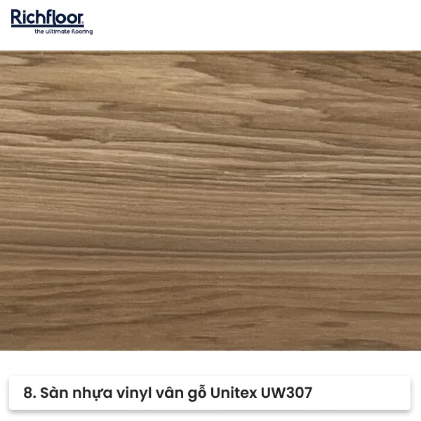 Sàn nhựa vinyl vân gỗ Unitex UW307
