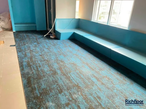 Thảm tấm văn phòng Goodflor Skywalk SK59 xanh dương - Hình ảnh 6