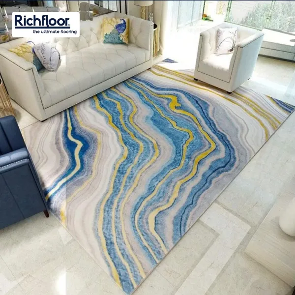 Thảm trang trí phòng khách texture