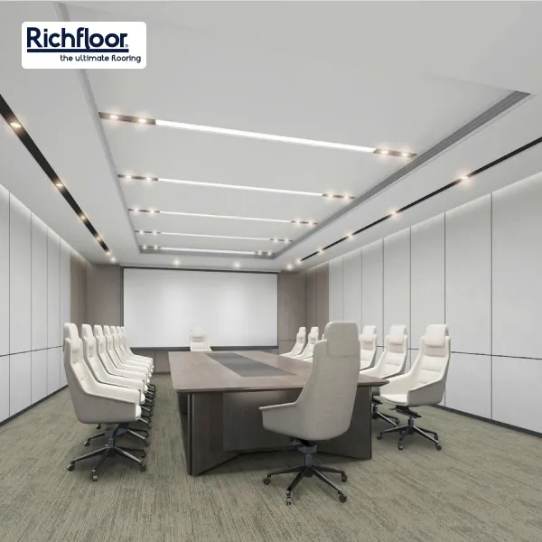 Thảm trải sàn Richfloor được sản xuất theo tiêu chuẩn châu Âu có chứng nhận CO, CQ