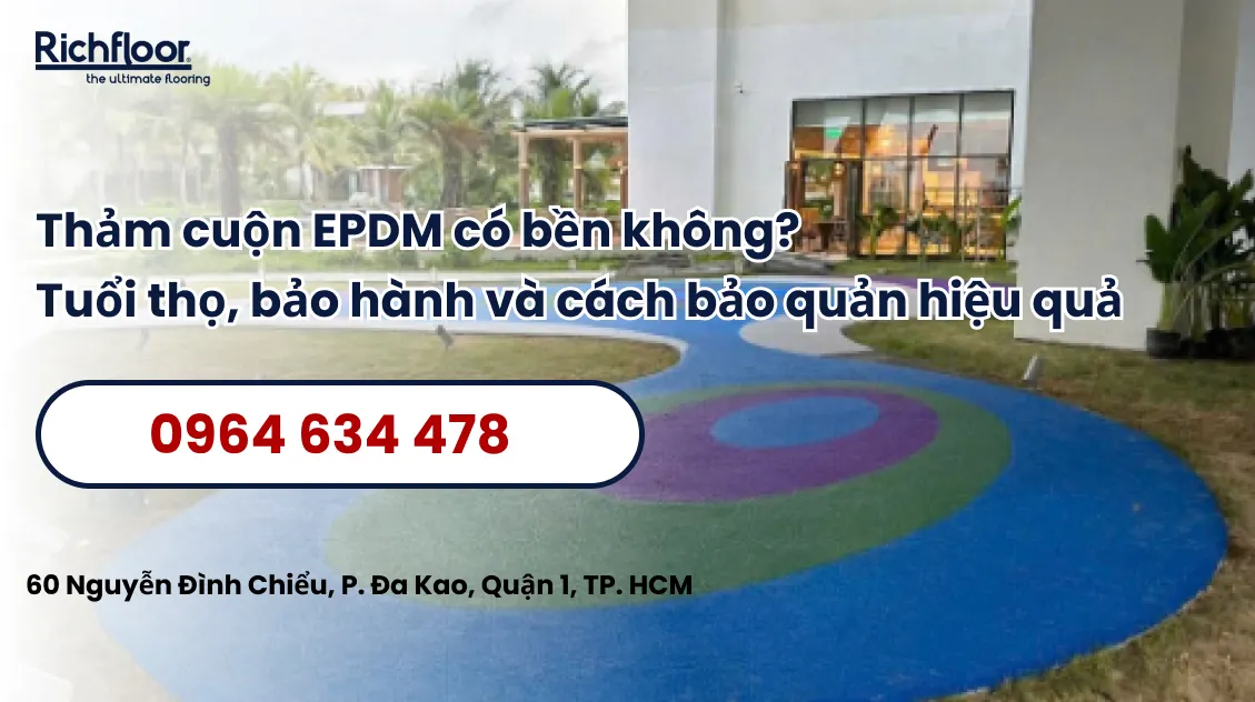 Chất liệu của thảm cuộn EPDM