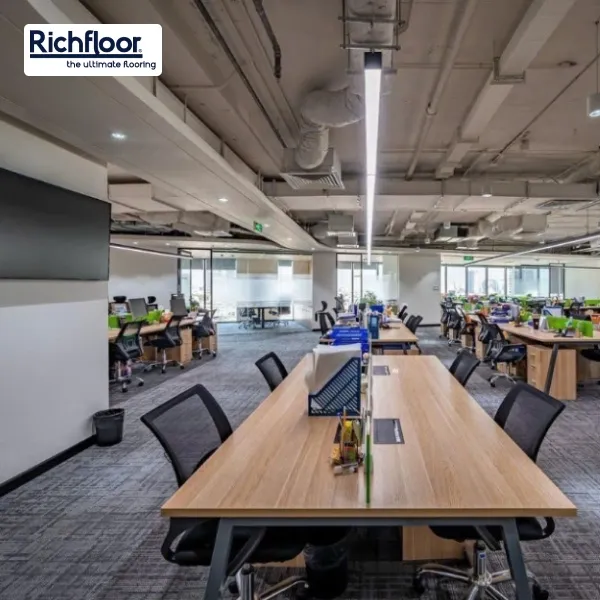 Richfloor cung cấp thảm văn phòng sợi PP chính hãng, đầy đủ CO, CQ