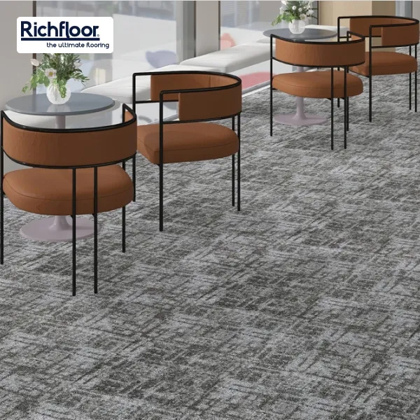 Phối màu tinh tế của thảm design tạo cảm hứng làm việc mỗi ngày