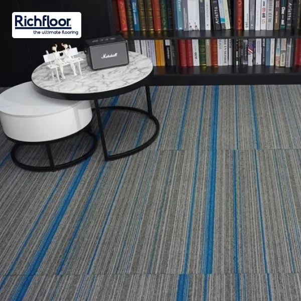 Thảm văn phòng họa tiết được sử dụng rộng rãi tại các công ty trẻ