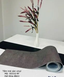 Alternative view of Sàn Vinyl Cuộn Màu Bê Tông Đậm X0310 Cho Văn Phòng, Shop
