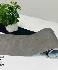 Sàn Vinyl Cuộn Màu Bê Tông Đậm X0310 Cho Văn Phòng, Shop