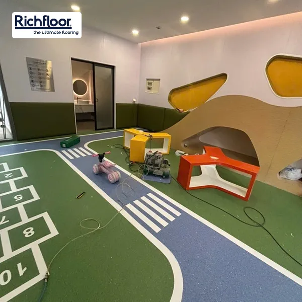 Richfloor cung cấp sàn vinyl an toàn, thân thiện với trẻ em và môi trường