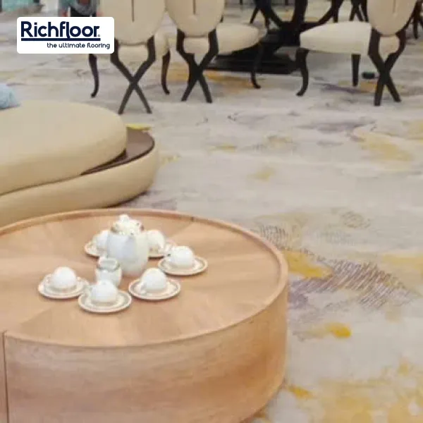 Thảm Nylon in chống cháy mang lại nhiều lợi ích trong khách sạn