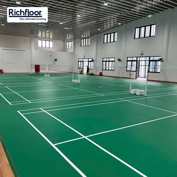 các loại sàn sân cầu lông cho trường học