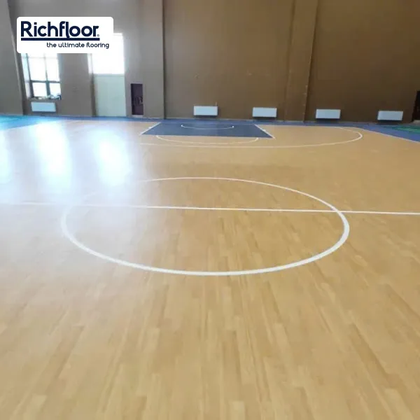 thảm thể thao vân gỗ chống trơn trượt