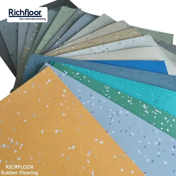 Sàn cao su thương mại chống trượt phù hợp văn phòng