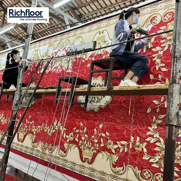 Thảm dệt tay cho khách sạn 5 sao nâng tầm đẳng cấp không gian sảnh