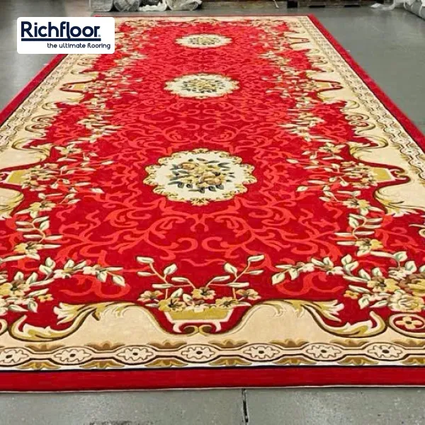 Chất liệu và họa tiết độc đáo, thể hiện thảm dệt tay cao cấp