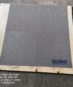 Sàn nhựa vân thảm DC3002 RF lắp văn phòng