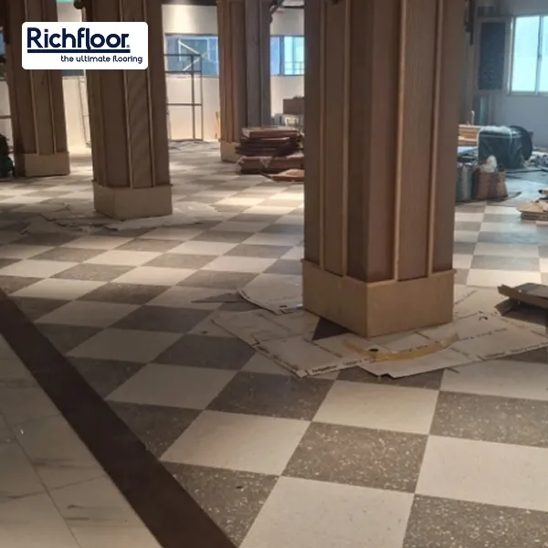 Sàn caro đảm bảo độ chính xác, mang lại bề mặt hoàn thiện đẹp mắt