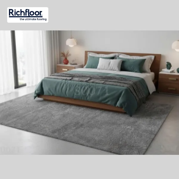 Sản phẩm thảm cao cấp Thổ Nhĩ Kỳ cho biệt thự góp phần tạo điểm nhấn tinh tế cho phòng khách và phòng ngủ.