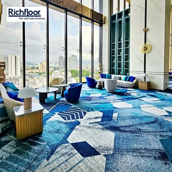 Sản phẩm thảm văn phòng phù hợp cho công ty, showroom và các khu vực làm việc chung.