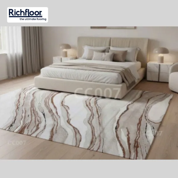 Chất liệu thảm khách sạn cao cấp Thổ Nhĩ Kỳ có khả năng chống trơn trượt, đảm bảo an toàn khi di chuyển.