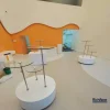Sàn Vinyl Tấm Terrazzo Tông Kem Chấm Bi Cho Trường Học Và Phòng Vui Chơi Của Trẻ