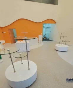 Alternative view of Sàn Vinyl Tấm Terrazzo Tông Kem Chấm Bi Cho Trường Học Và Phòng Vui Chơi Của Trẻ