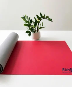 Sàn Vinyl Cuộn Màu Đỏ Hồng Cho Khu Trẻ Em, Khu Làm Điểm Nhấn
